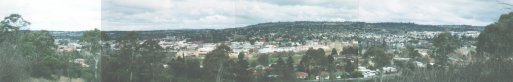 View of Armidale from Drumond Lookout